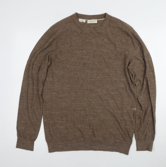 Selected Homme Men's Brown Pullover Jumper M