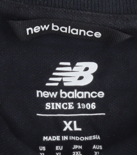 New Balance Men's Black XL Polo Shirt