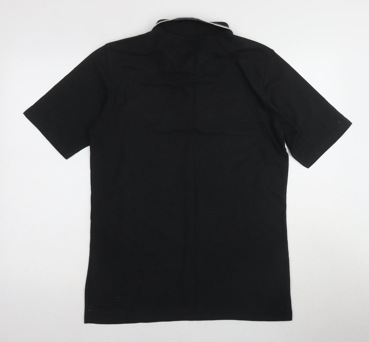 Umbro Men's Black Polo Shirt M Collared Casual