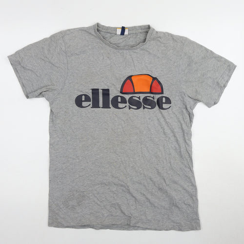 Ellesse Men's Grey Short Sleeve T-Shirt - Size S