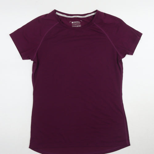 Mountain Warehouse Women's Purple Quick Dry T-Shirt, Size 12