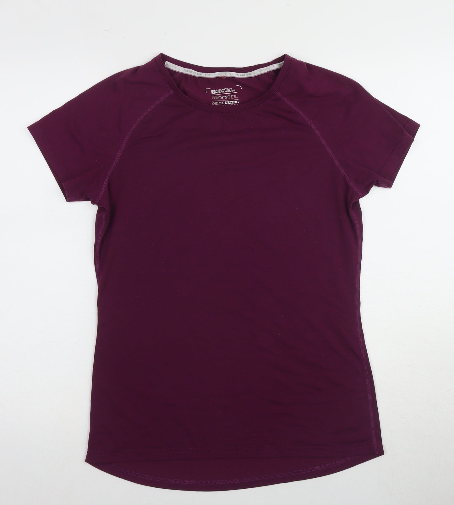 Mountain Warehouse Women's Purple Quick Dry T-Shirt, Size 12
