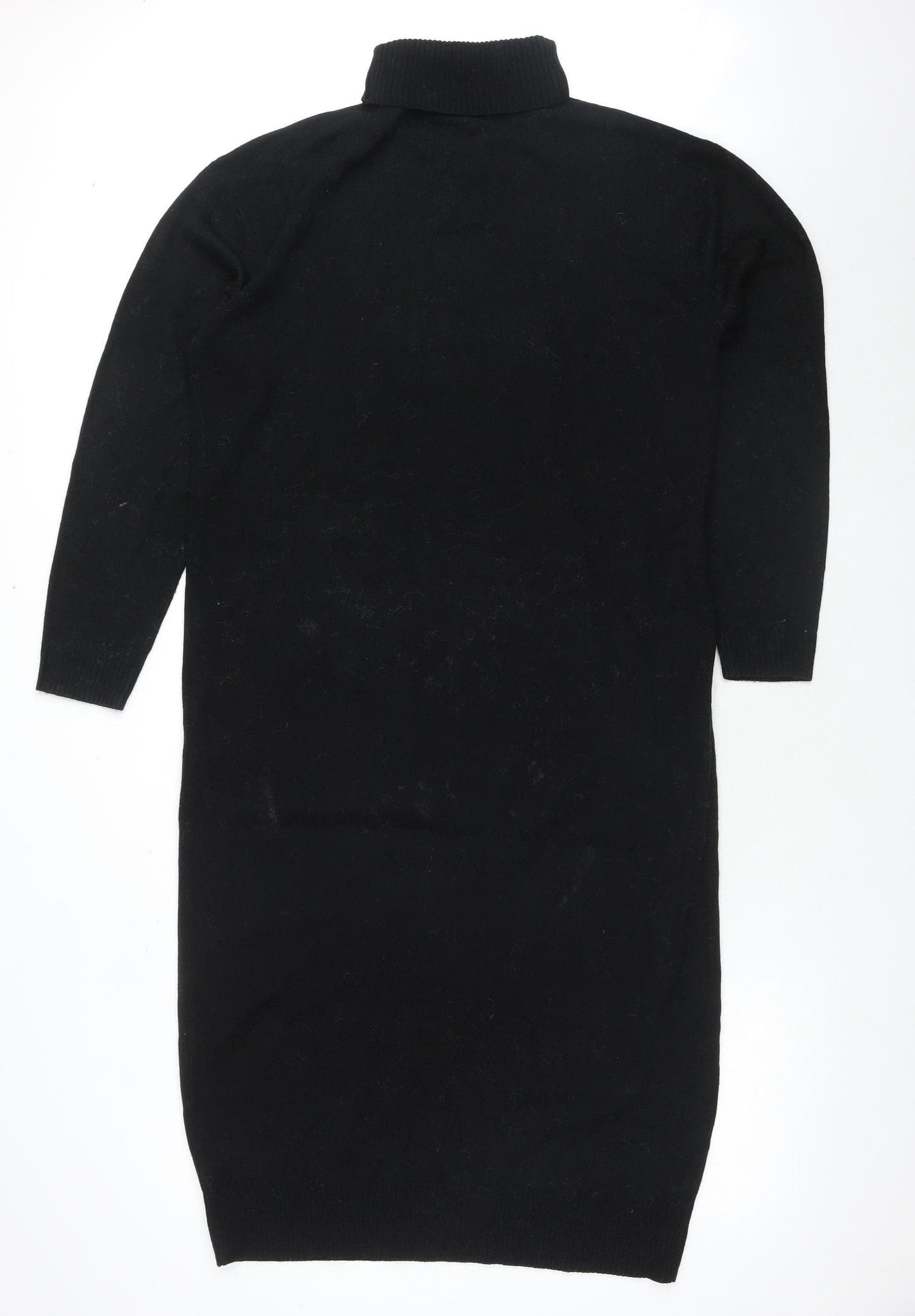 Collusion Women's Black Roll Neck Dress Size 10