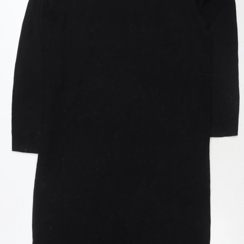 Collusion Women's Black Roll Neck Dress Size 10