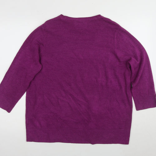 Maine New England Women's Purple Pullover Jumper 20