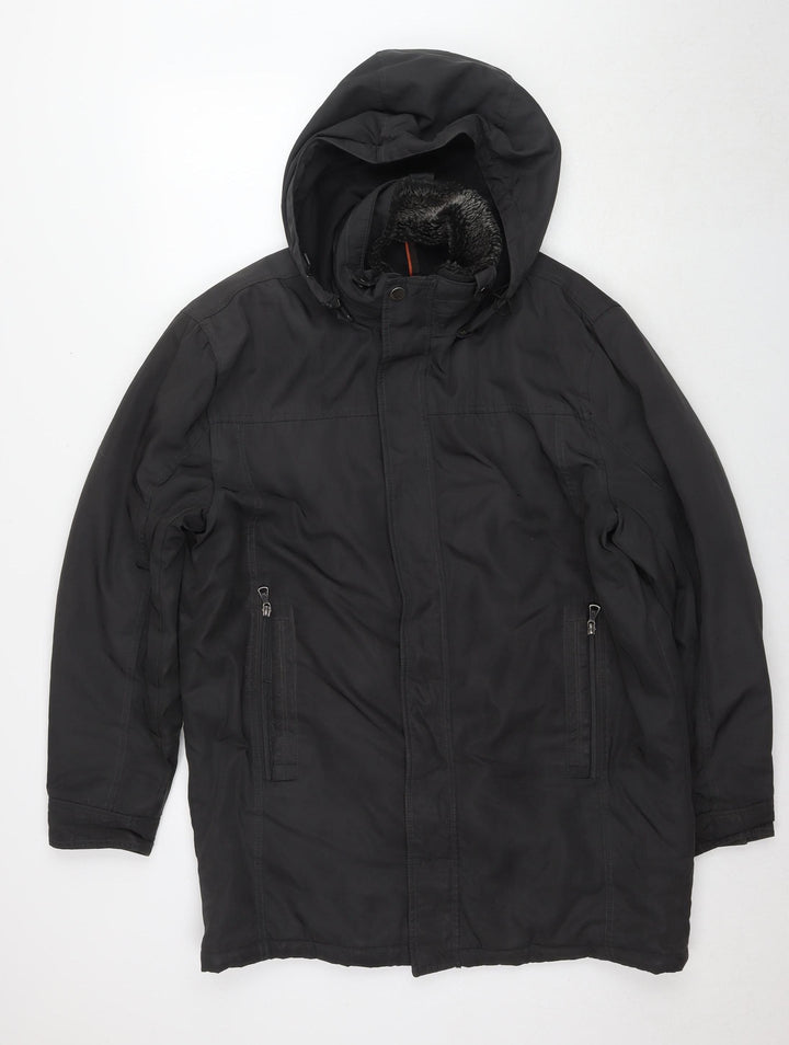 Hawke & Co Men's Black Parka Jacket M