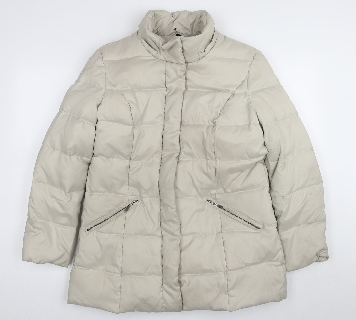 Four Seasons London Women's Beige Puffer Jacket L