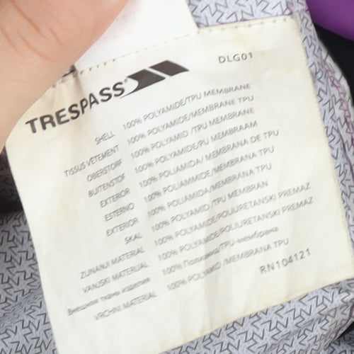 Trespass Women's Purple Waterproof Parka Jacket Size S