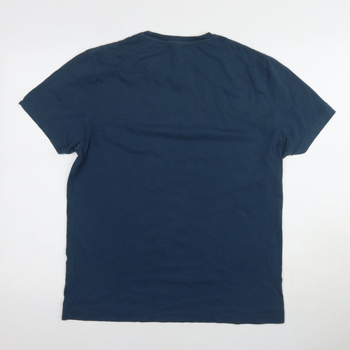 Original Penguin Blue Men's Graphic Crew Neck T-Shirt L