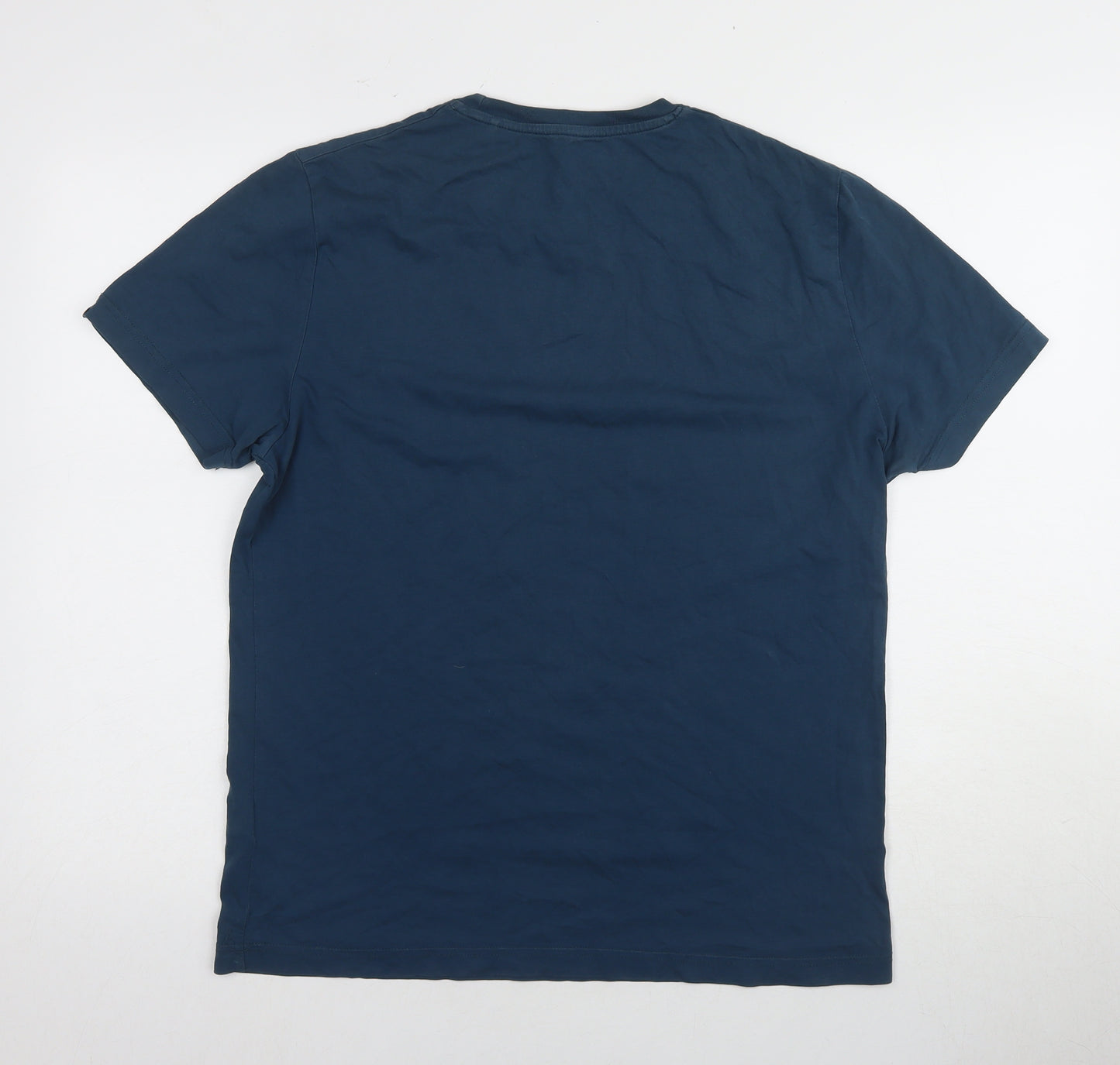 Original Penguin Blue Men's Graphic Crew Neck T-Shirt L