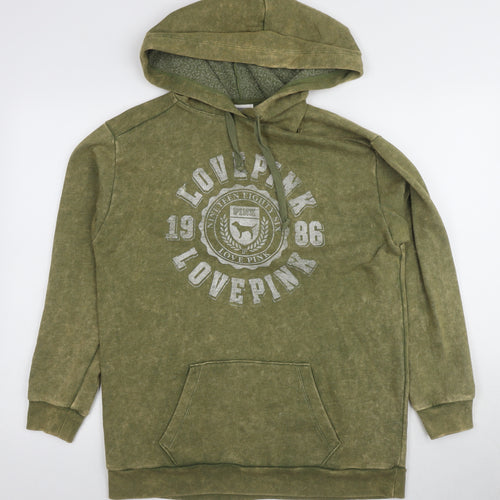 Victoria's Secret Pink Women's Green Pullover Hoodie Size S