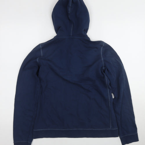 Fat Face Men's Blue L Hoodie Pullover with Pockets