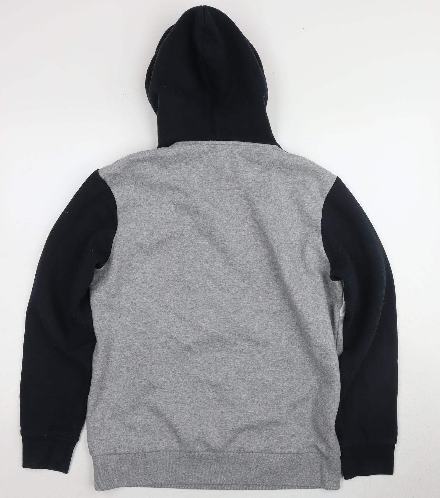 Jack & Jones Men's Grey Hoodie - M, Pullover, Logo