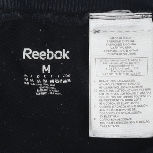 Reebok Men's Black Jogger Tracksuit M Regular Gym Comfortable