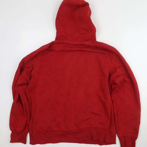 Nike Men's Red Pullover Hoodie Size L