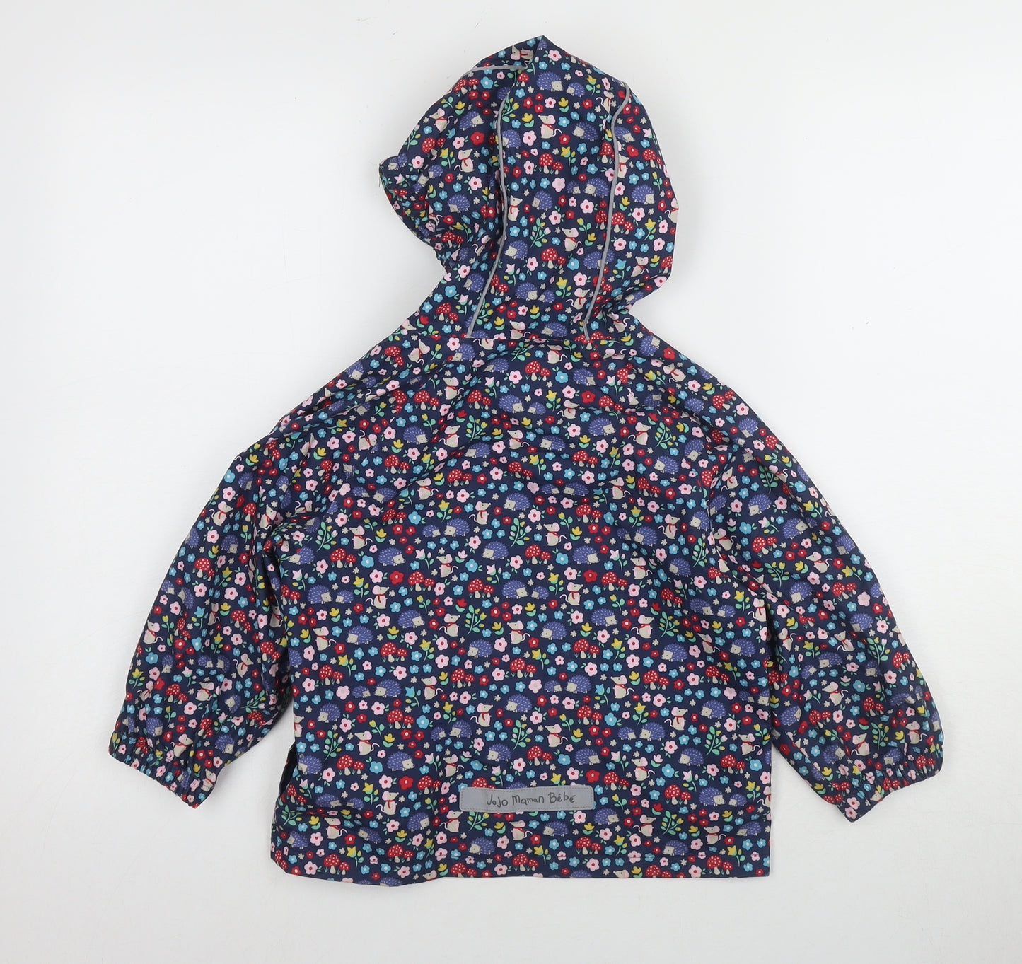 JoJo Maman Bébé Girls Rain Coat 3-4 Years Multicoloured