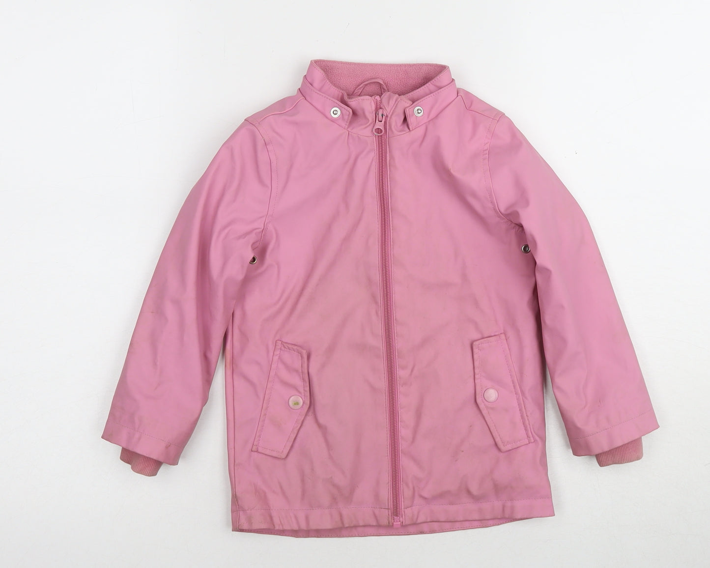 Lilly & Dan Girls Pink Basic Jacket 3-4 Years
