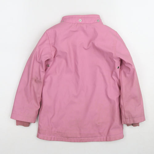 Lilly & Dan Girls Pink Basic Jacket 3-4 Years