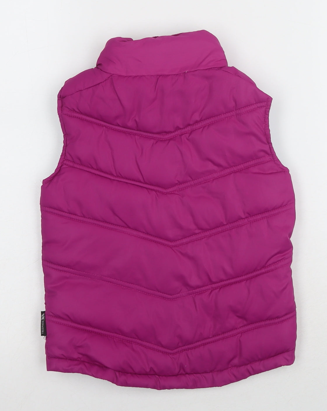 Trespass Girls Pink Puffer Jacket 3-4 Years with Zip Closure