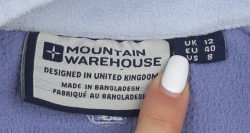 Mountain Warehouse Women's Blue Pullover Sweatshirt Size 12