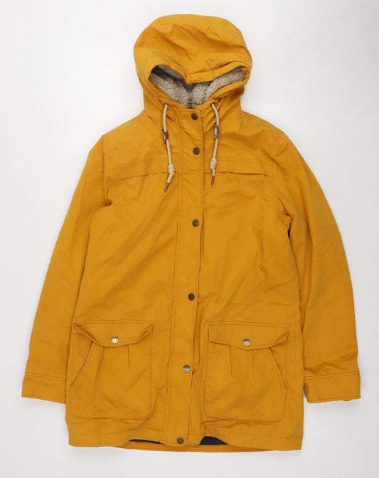 Seasalt Cornwall Women's Yellow Rain Coat Size 12