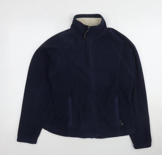 Trespass Women's Blue Fleece Jacket Medium Casual