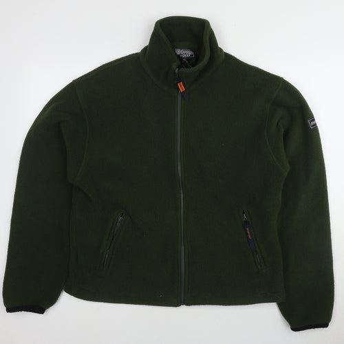 Highpoint Boys Green Basic Fleece Jacket, Size L