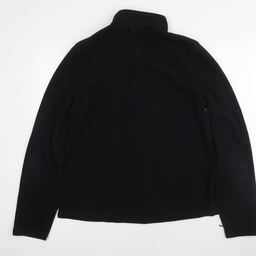 TOG24 Men's Black Full Zip Fleece Sweatshirt M