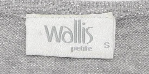 Wallis Women’s Grey Petite Jewel Pullover Jumper - S