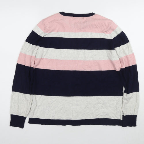 Wallis Women's Multicoloured Striped Pullover, UK 16