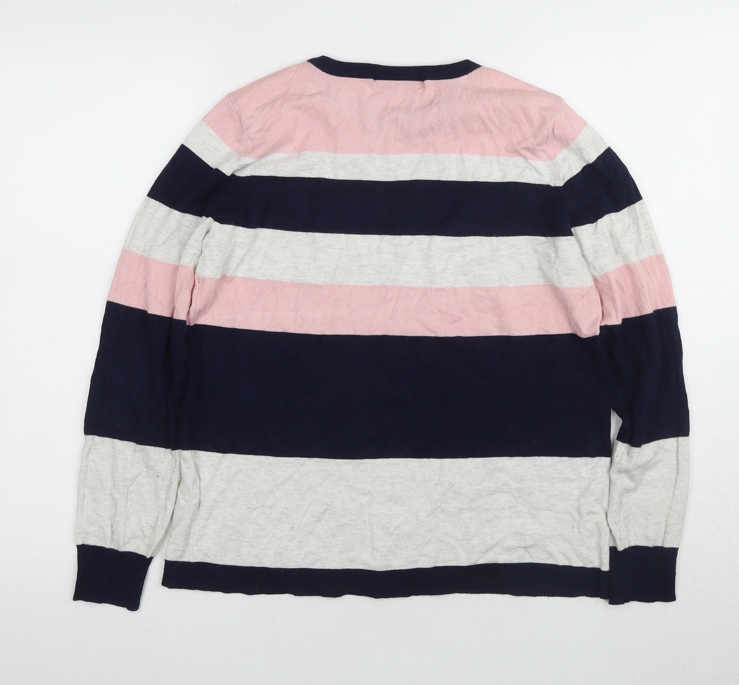 Wallis Women's Multicoloured Striped Pullover, UK 16