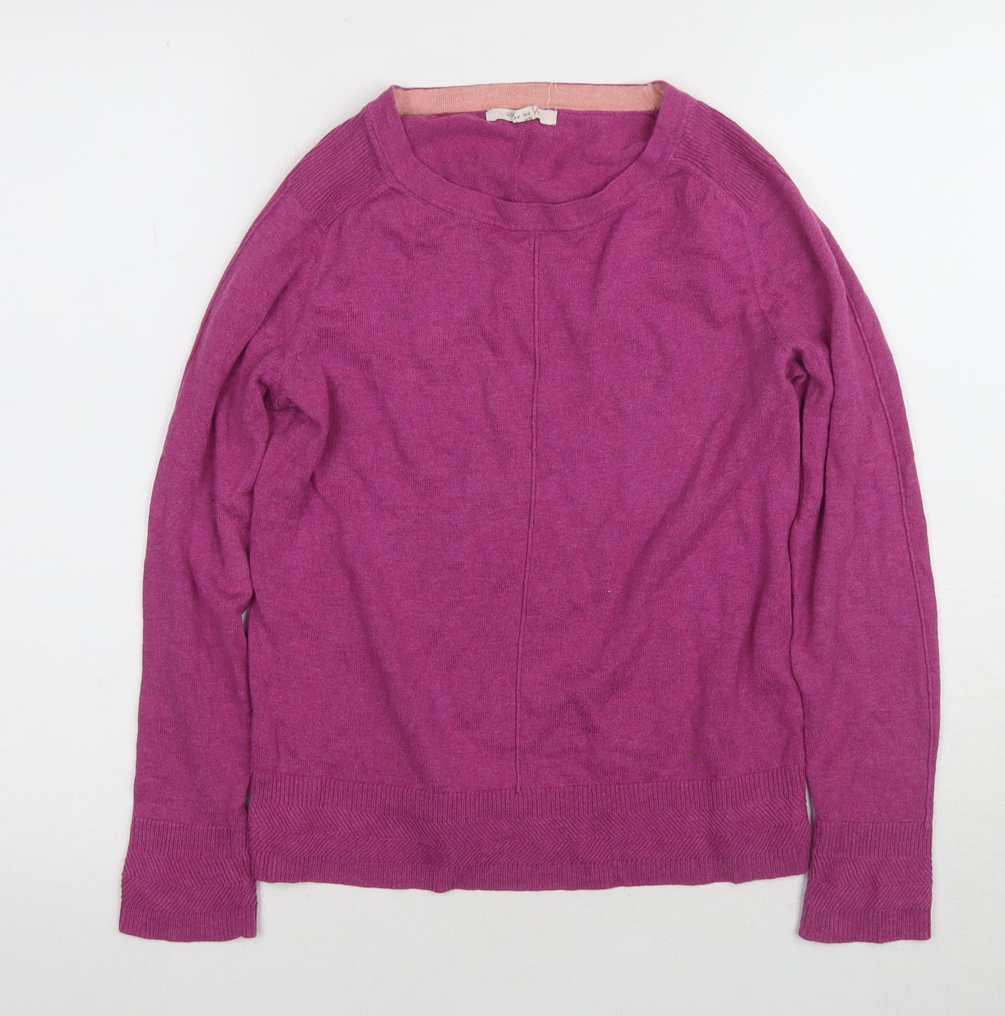 Wrap London Women's Purple Crew Neck Jumper Size 8