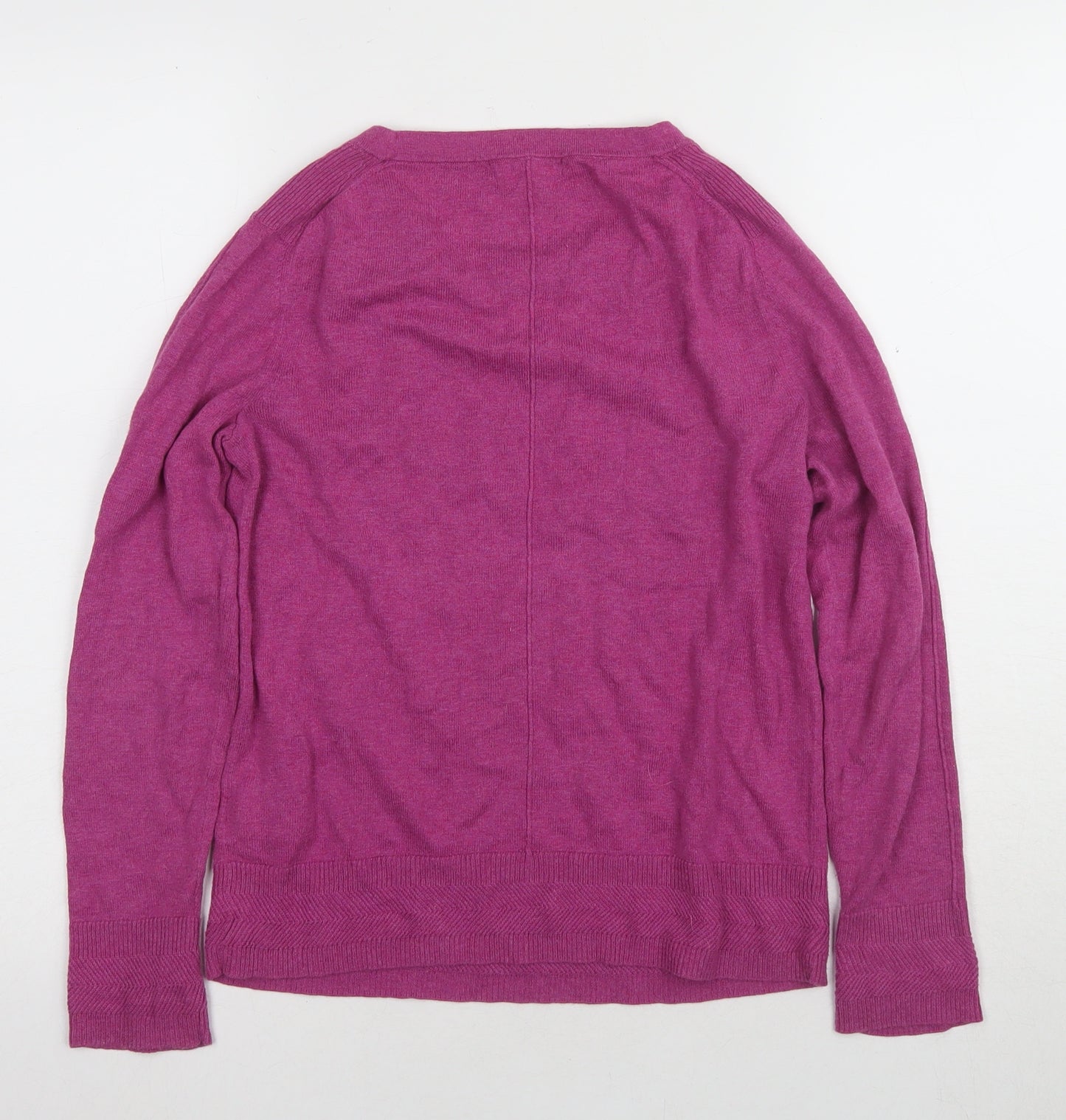 Wrap London Women's Purple Crew Neck Jumper Size 8