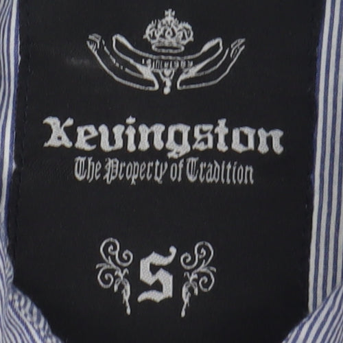 Kevingston Men's Black Long Sleeve Cotton Shirt