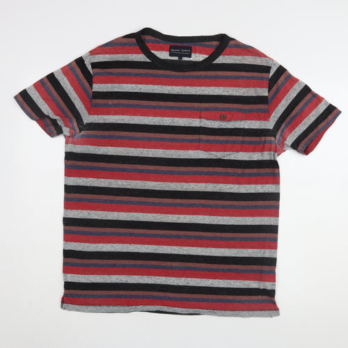 Shore Leave Men's Multicoloured Stripe T-Shirt, L