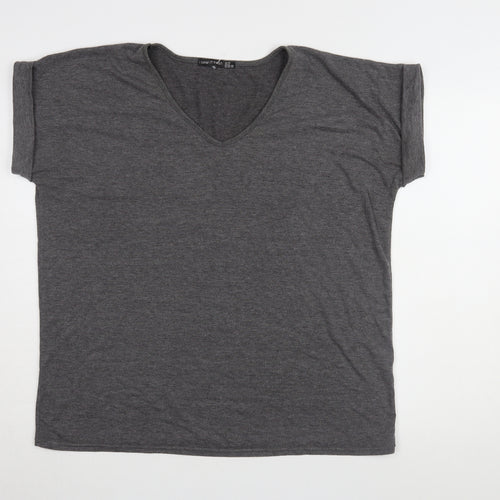 I Saw It First Grey V-Neck Women's T-Shirt Size 10