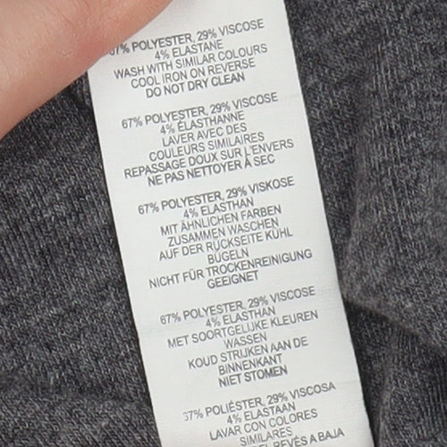 I Saw It First Grey V-Neck Women's T-Shirt Size 10