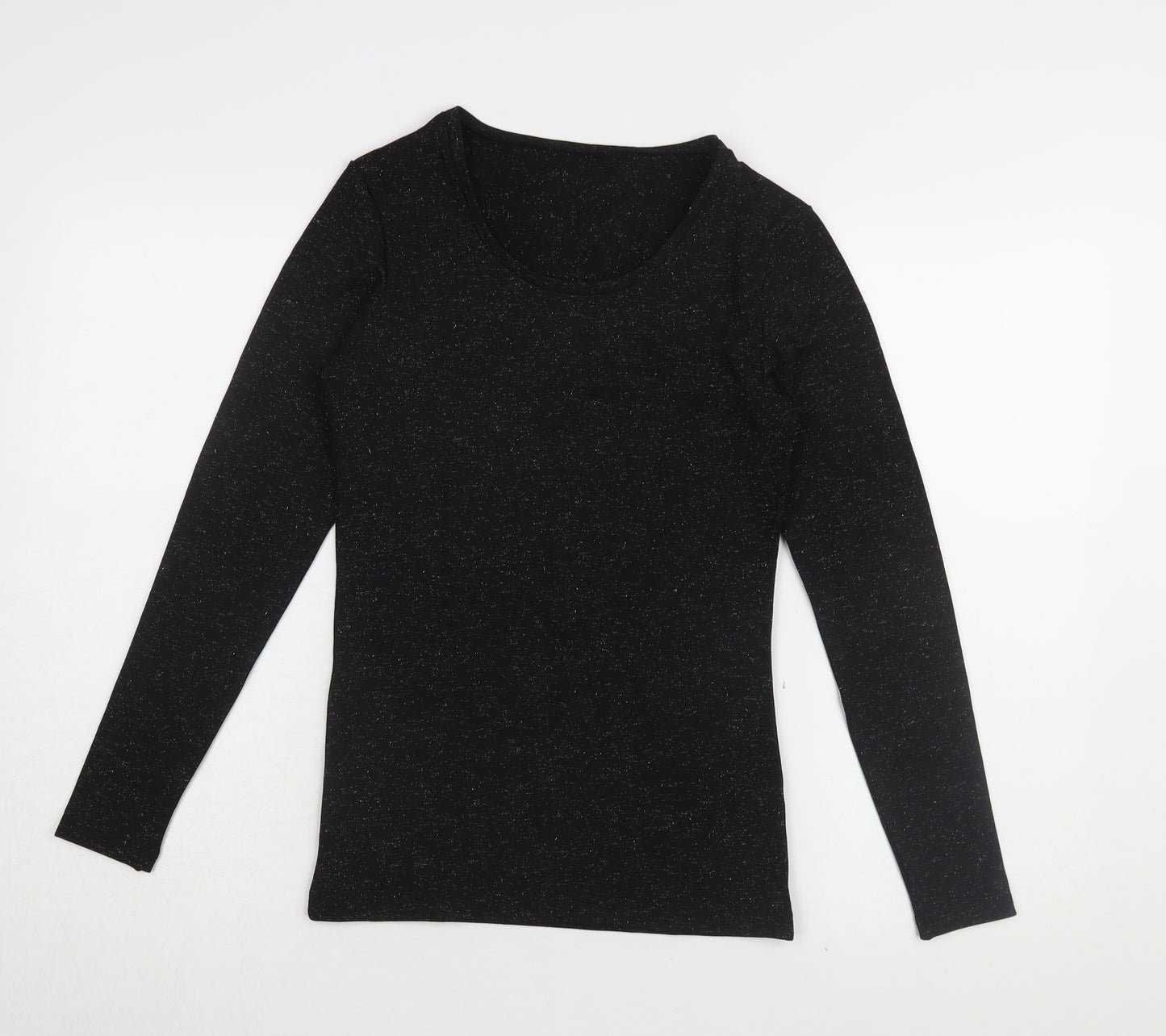 Marks and Spencer Women's Black Knitted Long Sleeve Top