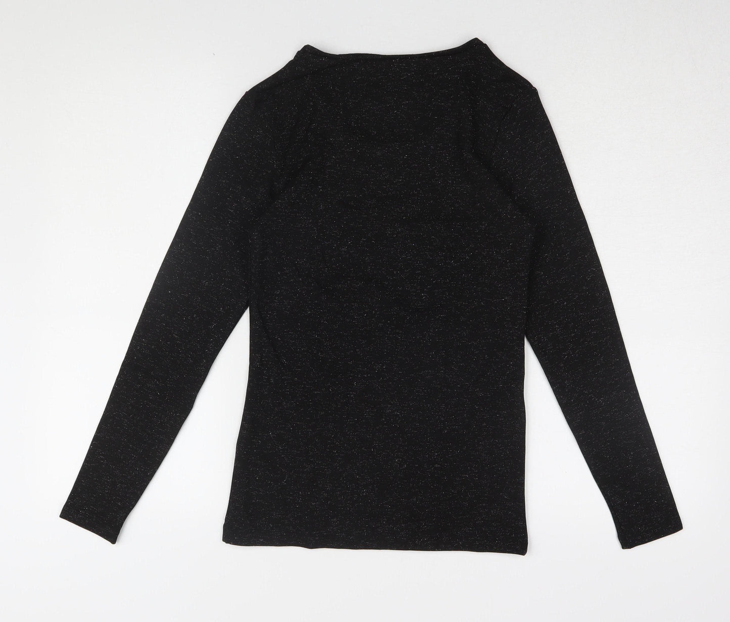 Marks and Spencer Women's Black Knitted Long Sleeve Top