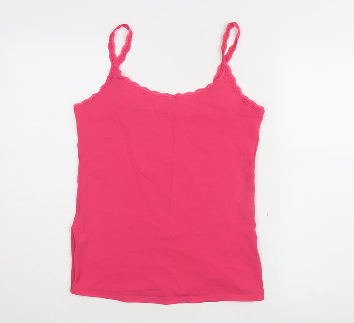 Marks and Spencer Women's Pink Camisole Tank - Size 14