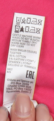 Marks and Spencer Women's Pink Camisole Tank - Size 14