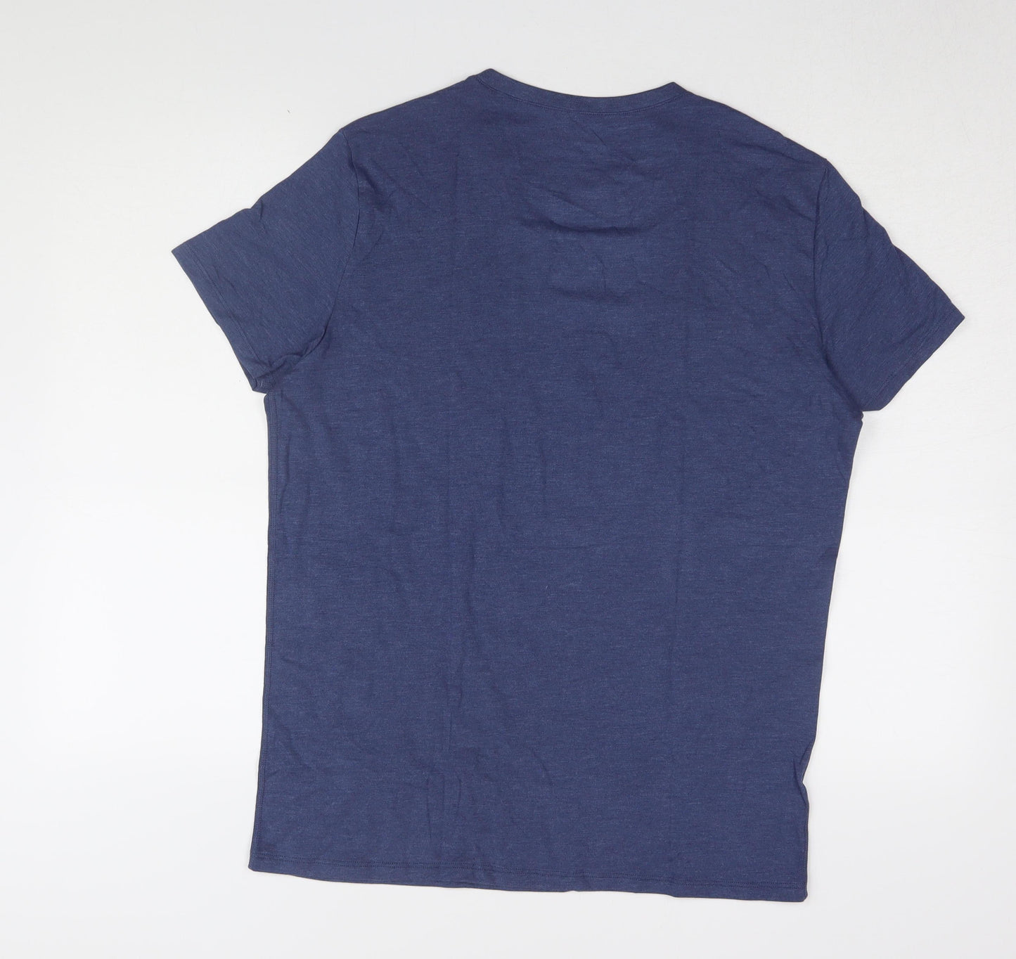 Marks and Spencer Men's Blue L Thermal T-Shirt