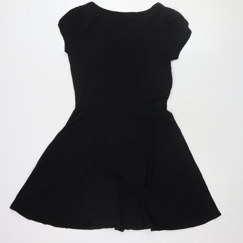 Dorothy Perkins Women's Black Fit & Flare Dress 12