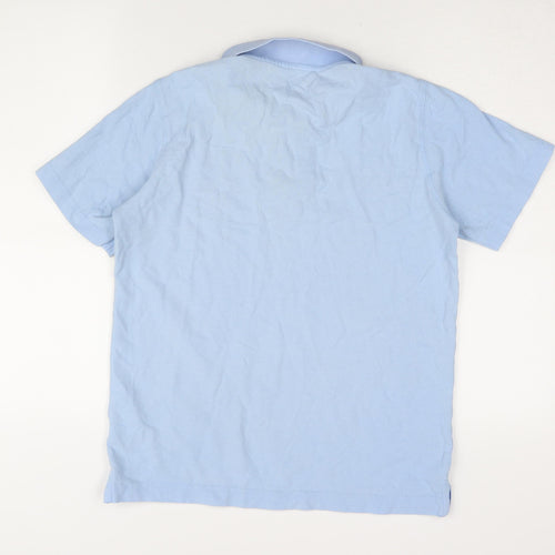 Cotton Traders Men's Blue XS Polo Shirt, Casual Style