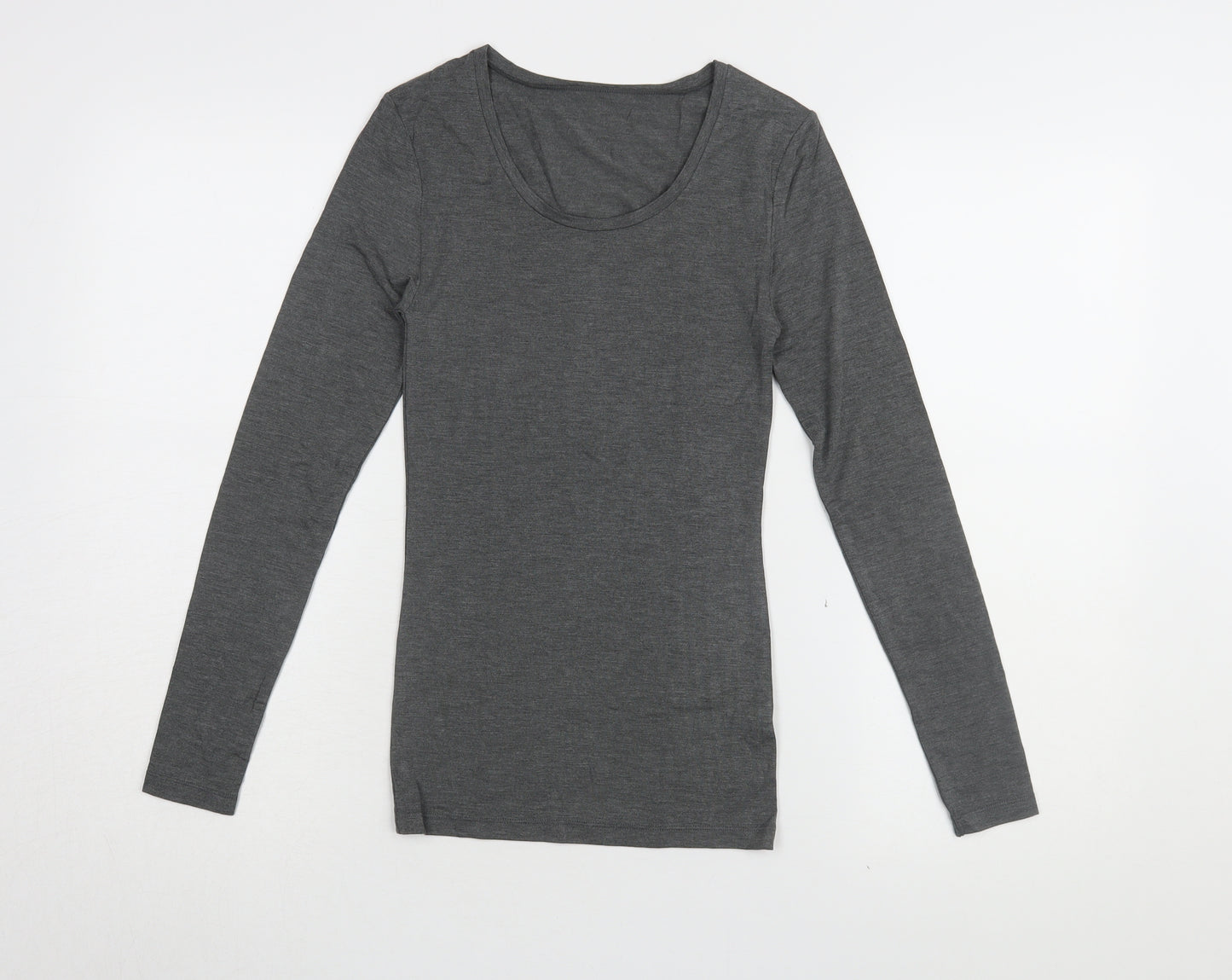 Marks and Spencer Black Long Sleeve Basic T-Shirt