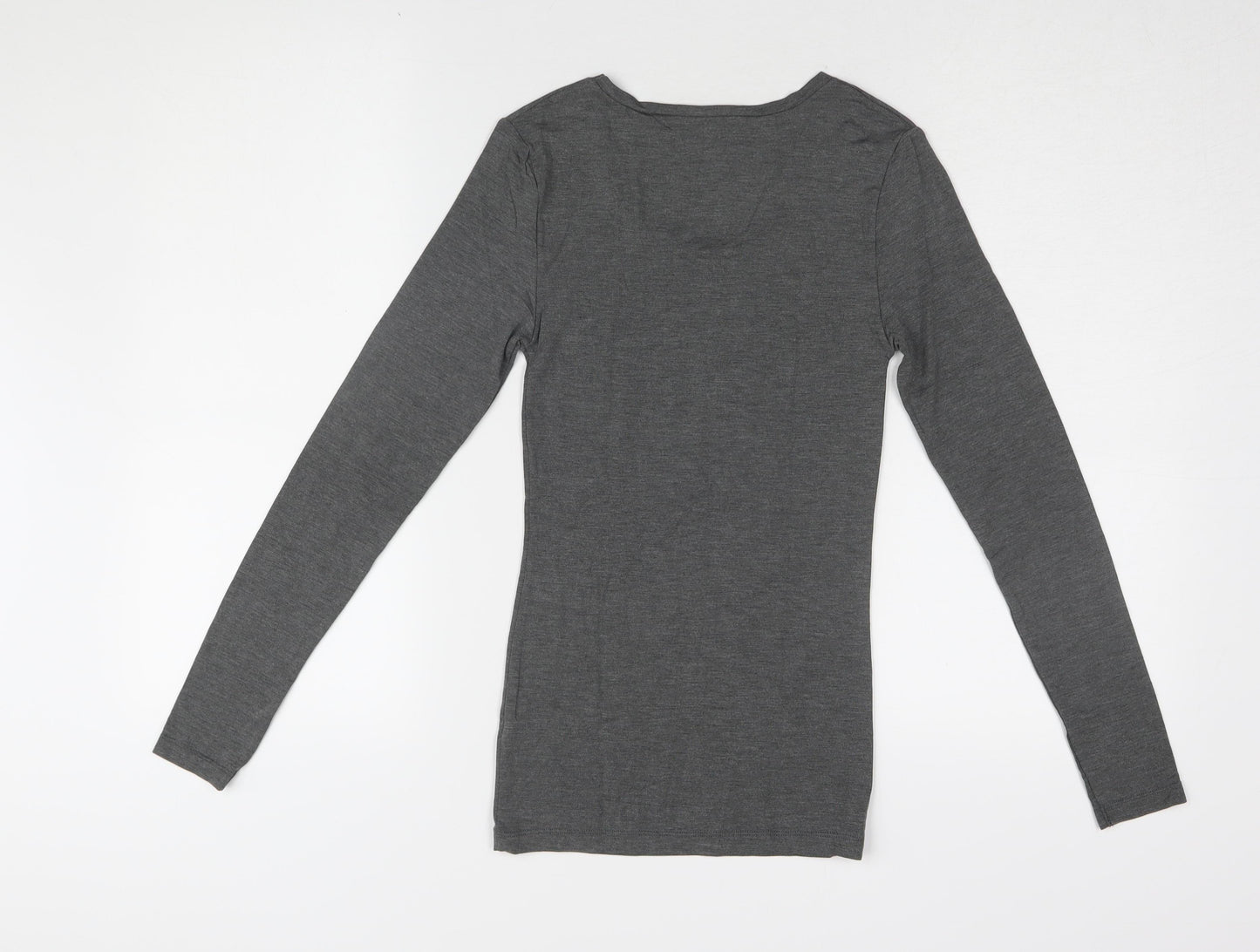 Marks and Spencer Black Long Sleeve Basic T-Shirt