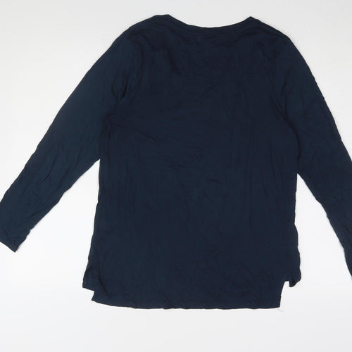 Next Women's Blue Long Sleeve Blouse Size 16