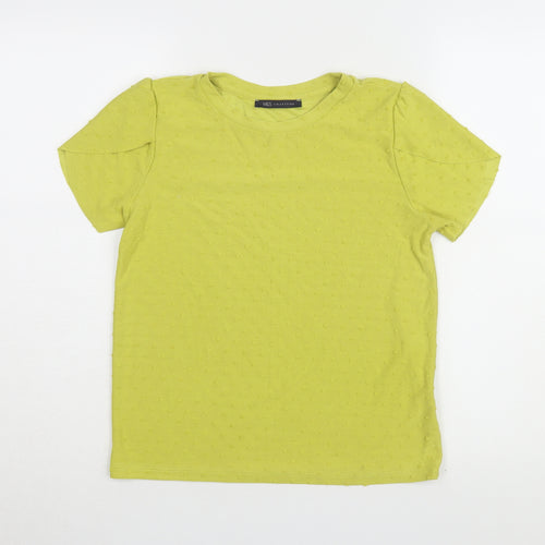 Marks and Spencer Women's Green Basic T-Shirt Size 10