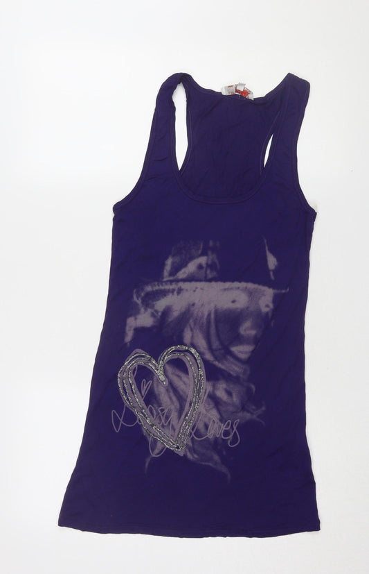 TSEGA Women's Purple Camisole Tank Top Large