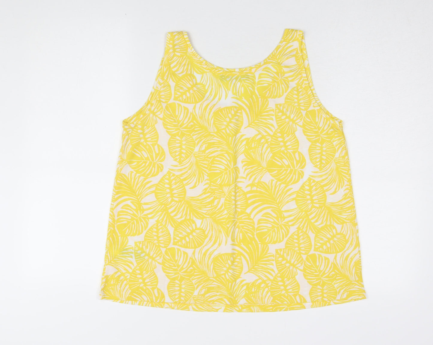 Marks and Spencer Women's Yellow Tank Top Size 12